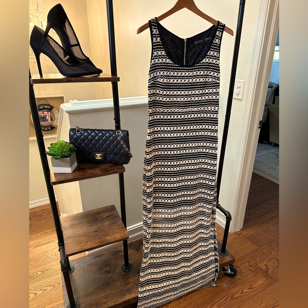 Gorgeous Guess Crochet Maxi Gown